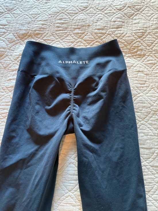 Alphalete Pants - Alphalete Amplify Leggings Navy Blue